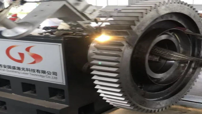 Laser Quenching on a Gear Laser Quenching on a Gear