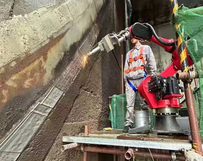 Guosheng on-site laser cladding repairing China Huadian Group Hydropower Gate Guosheng on-site laser cladding repairing China Huadian Group Hydropower Gate